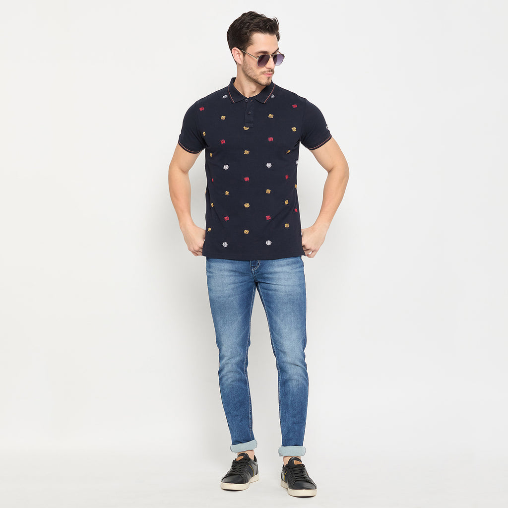 Duke Urban Men Half Sleeve Cotton T-shirt (LF7112)