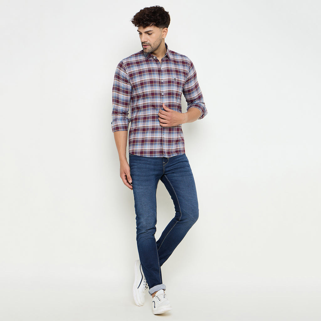 Duke Urban Men Full Sleeve Cotton Shirt (SDO8CKAF)