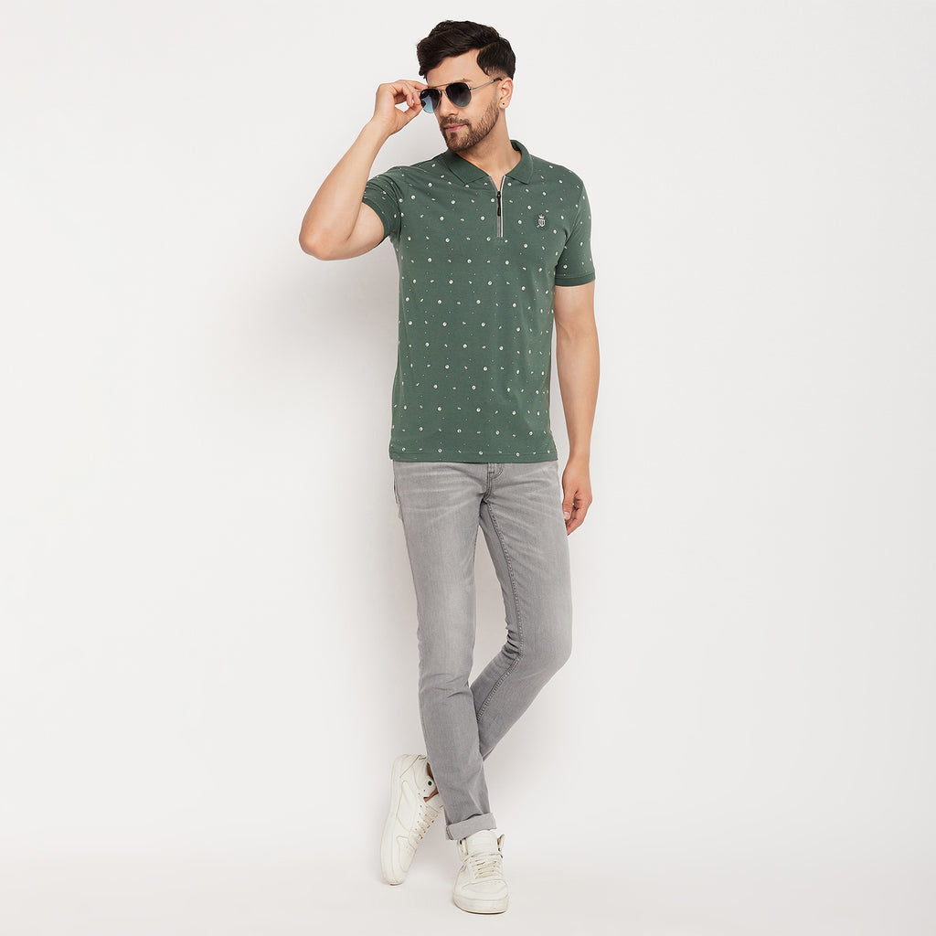 Duke Urban Men Half Sleeve Cotton T-shirt (LF5779)