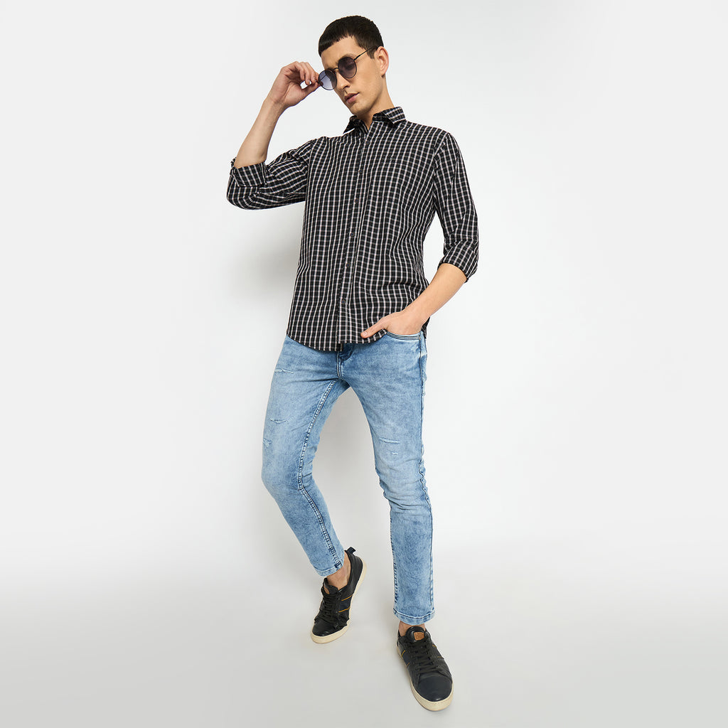 Duke Urban Men Full Sleeve Cotton Shirt (SDO5CKAO)