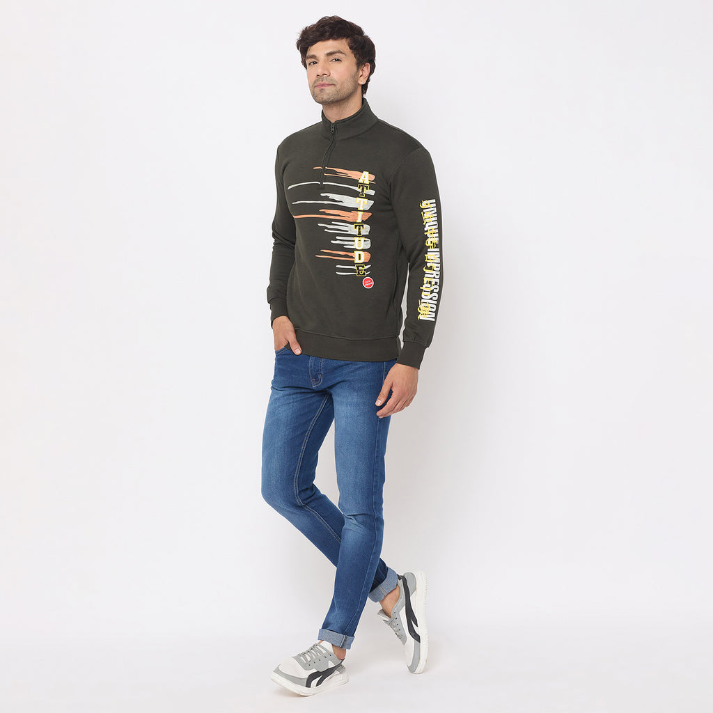 Duke Urban Men High Neck Sweatshirt (LF6237)