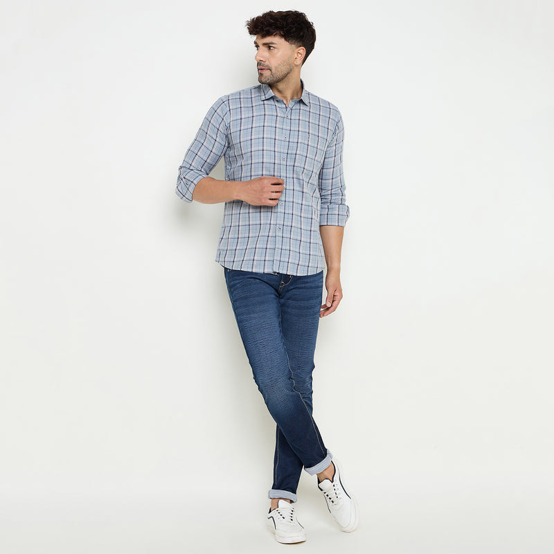 Duke Urban Men Full Sleeve Cotton Shirt (SDO8CKP)