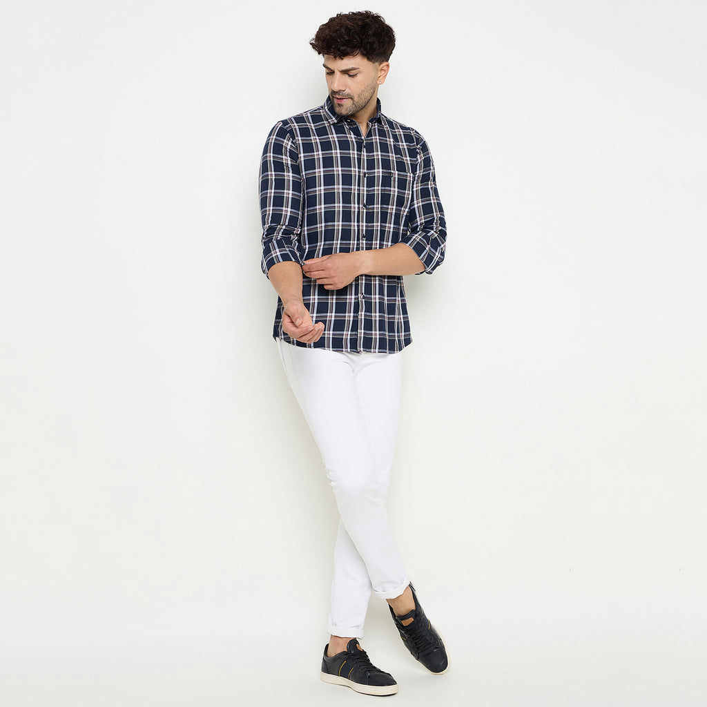 Duke Urban Men Full Sleeve Cotton Shirt (SDO8CKE)