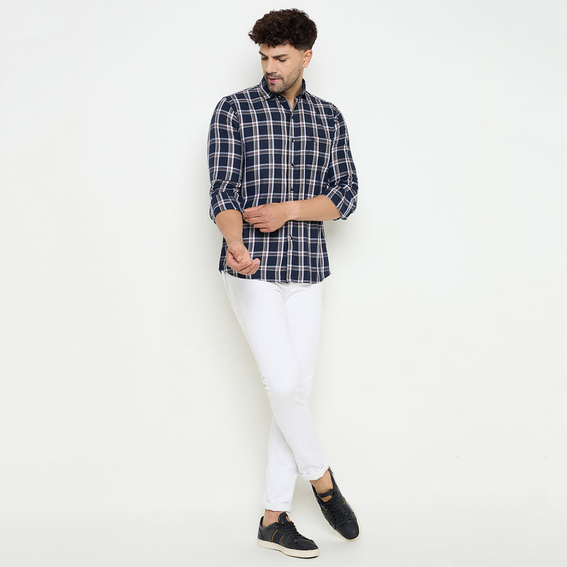 Duke Urban Men Full Sleeve Cotton Shirt (SDO8CKE)