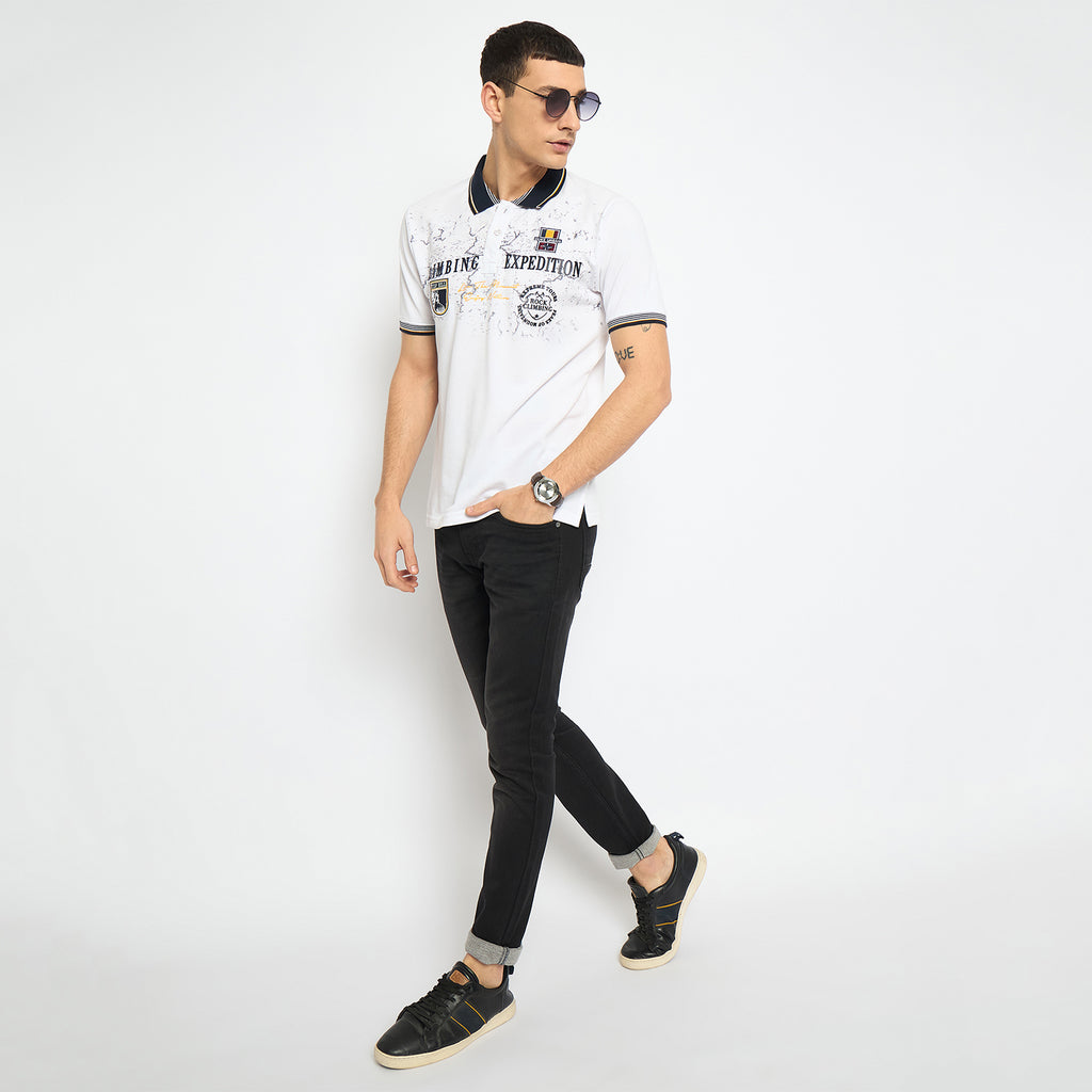 Duke Urban Men Half Sleeve Cotton Tshirt (LF7229)