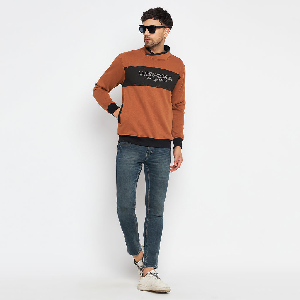 Duke Urban Men Cowl Neck Sweatshirt (LF6215)