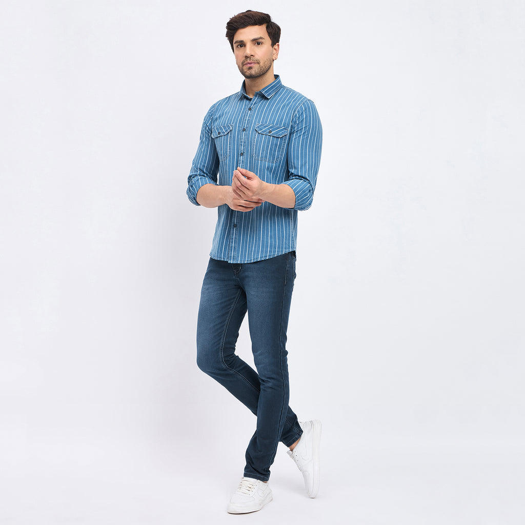 Duke Urban Men Full Sleeve Cotton Shirt (SDO9STI)