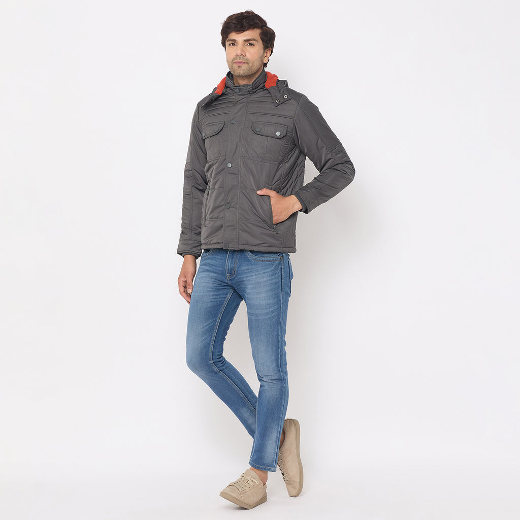 Duke Urban Men Full Sleeve Bomber Jacket (SDZ3117)