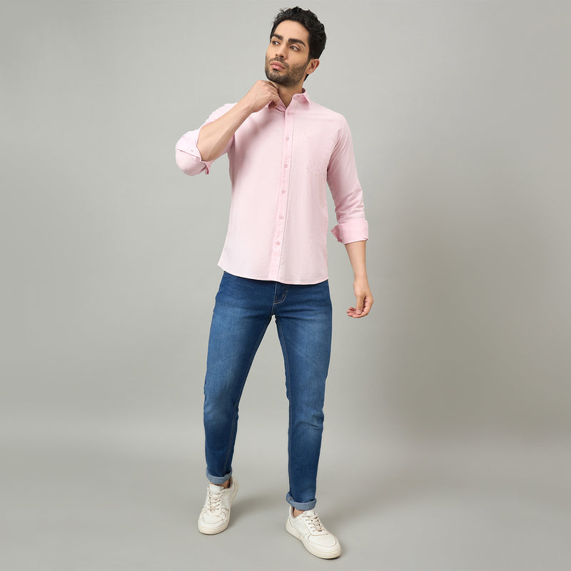 Duke Urban Men Full Sleeve Cotton Shirt (SDO8PLOB)