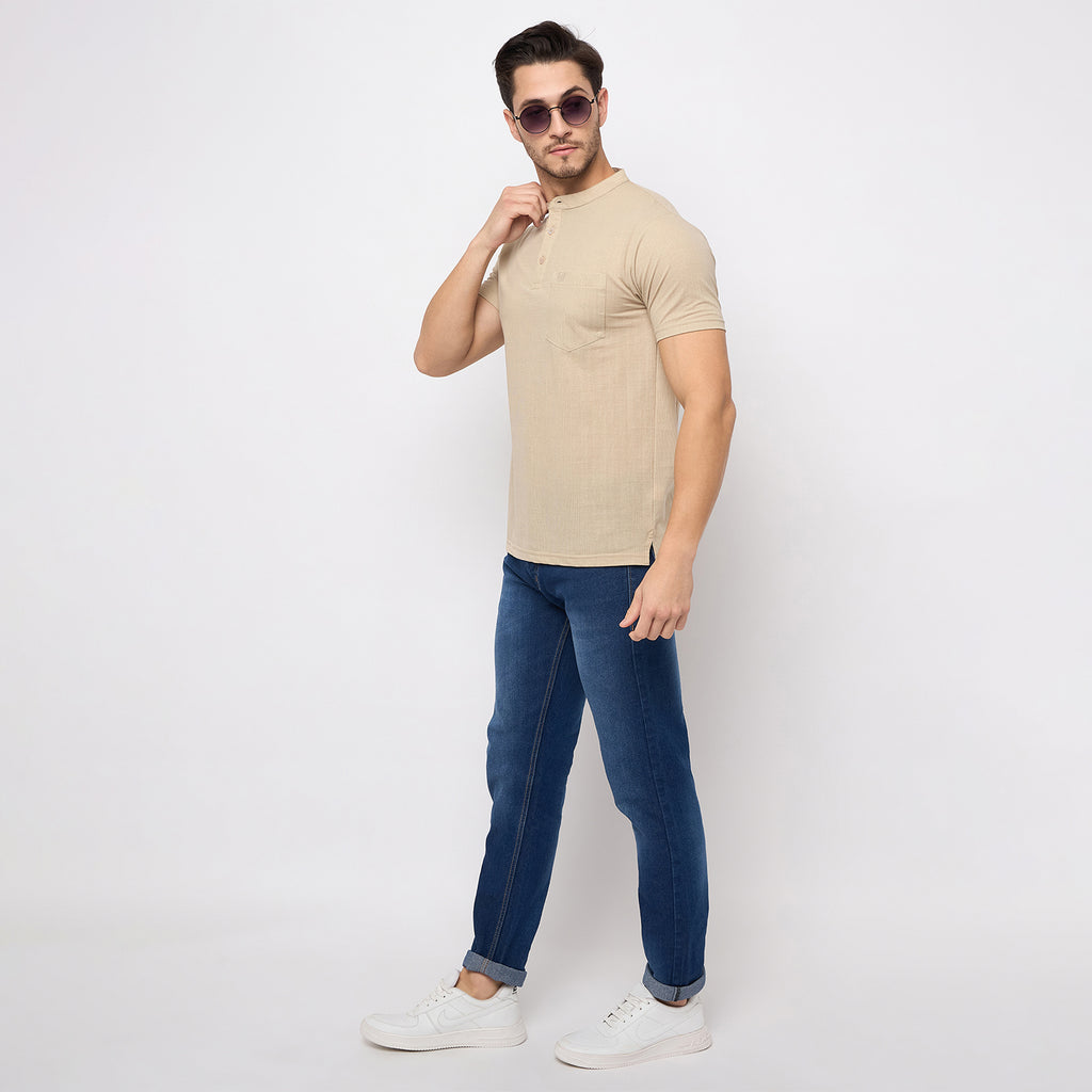 Duke Urban Men Half Sleeve Cotton T-shirt (LF7446)