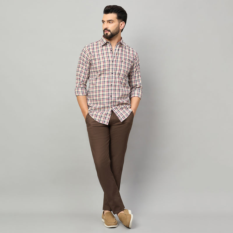 Duke Urban Men Full Sleeve Cotton Shirt (SDO5CKBE)