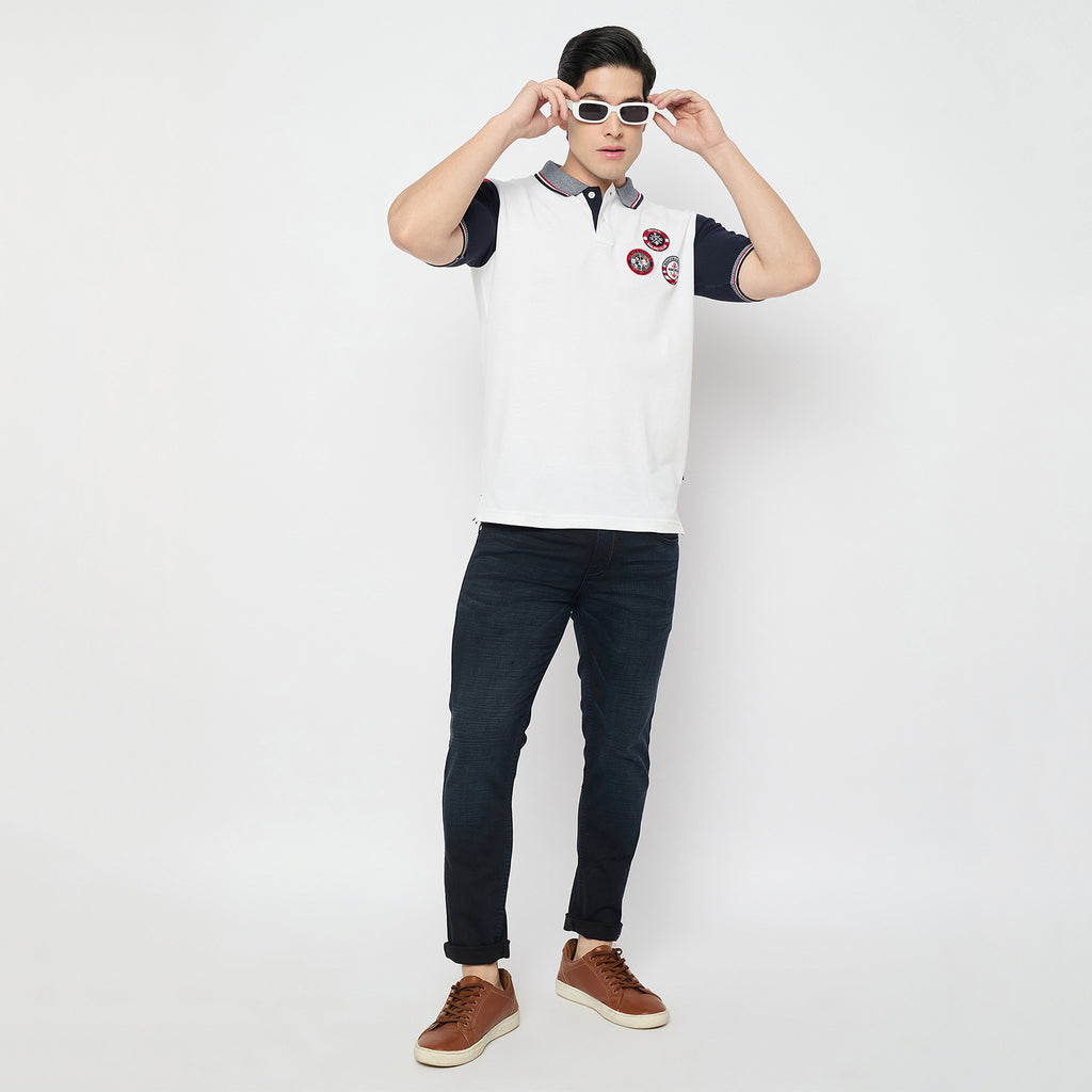 Duke Urban Men Half Sleeve Cotton Tshirt (LF7398)