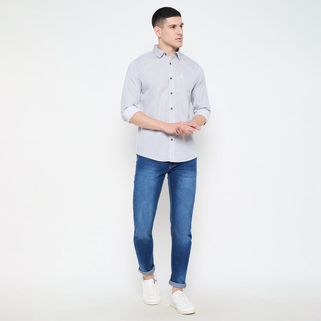 Duke Urban Men Full Sleeve Cotton Shirt (SDO7PRB)