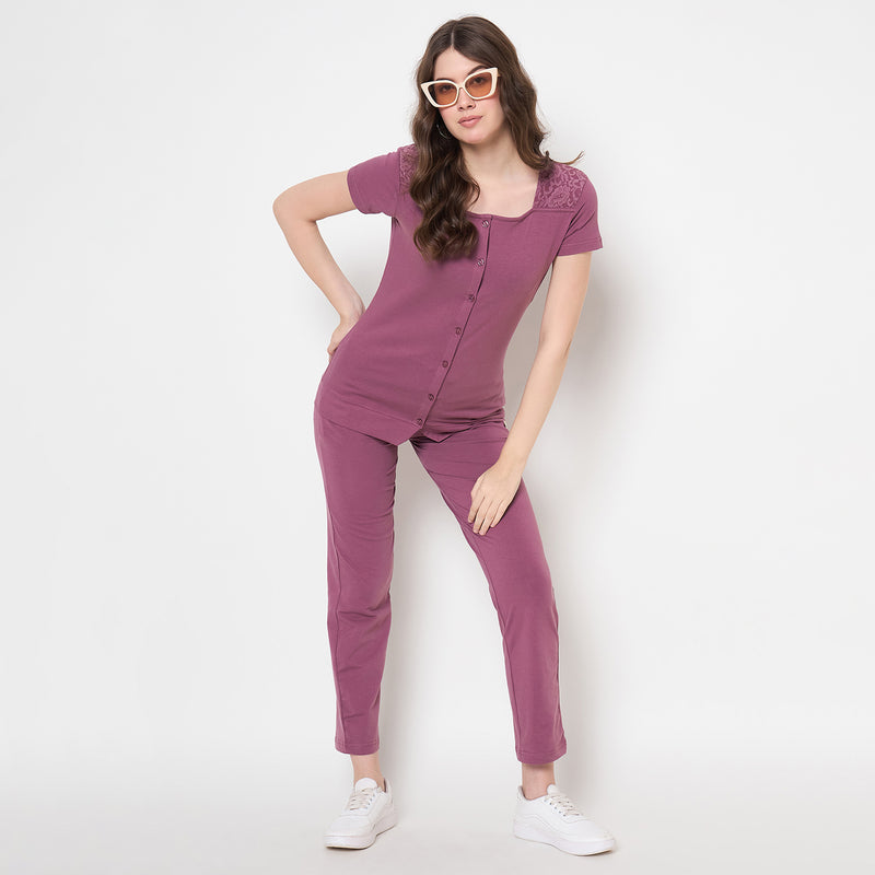 Duke Urban Women Half Sleeve Top & Lower Set  (LFX7816)