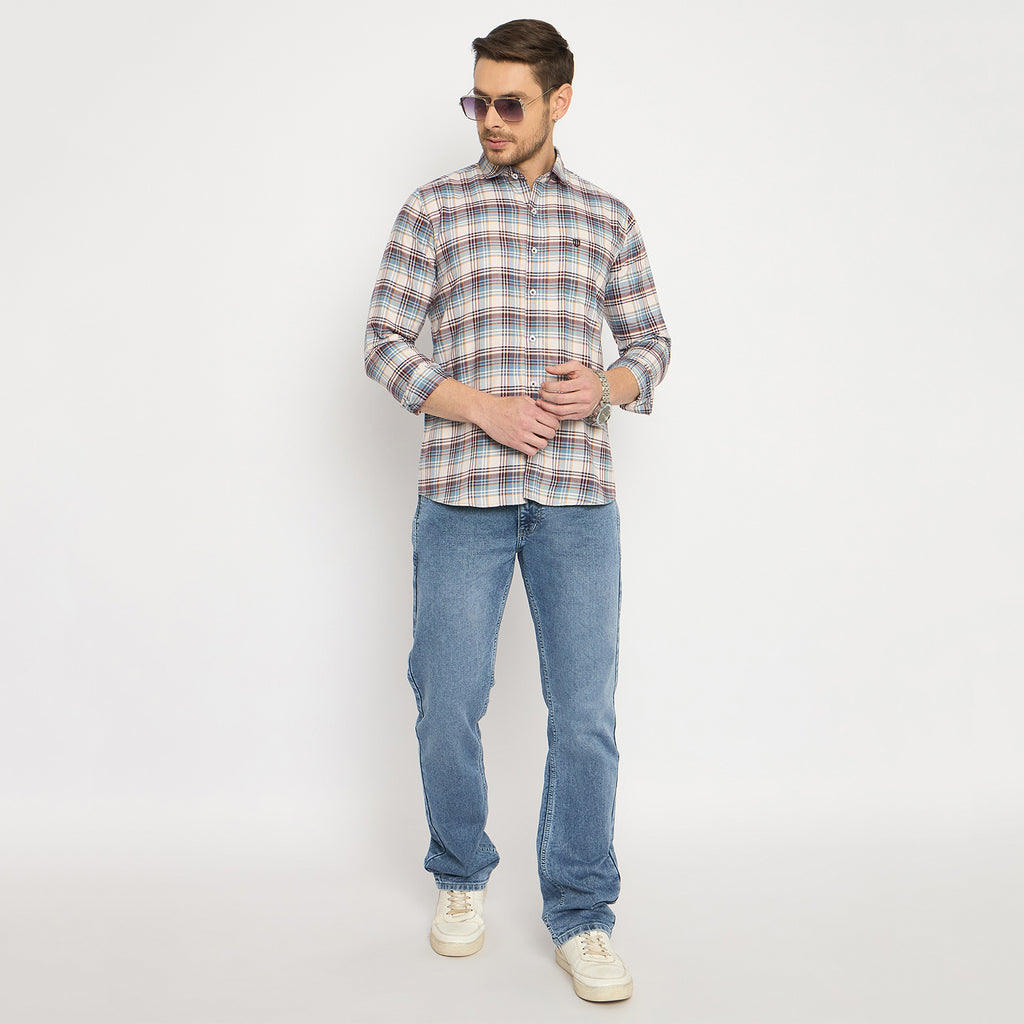 Duke Urban Men Full Sleeve Cotton Shirt (SDO8CKAF)