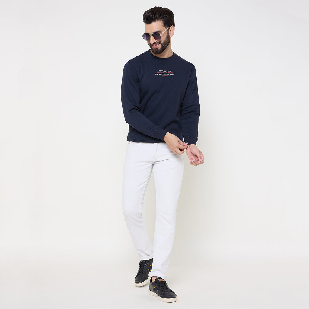 Duke Urban Men Solid Sweatshirt (LF6451)