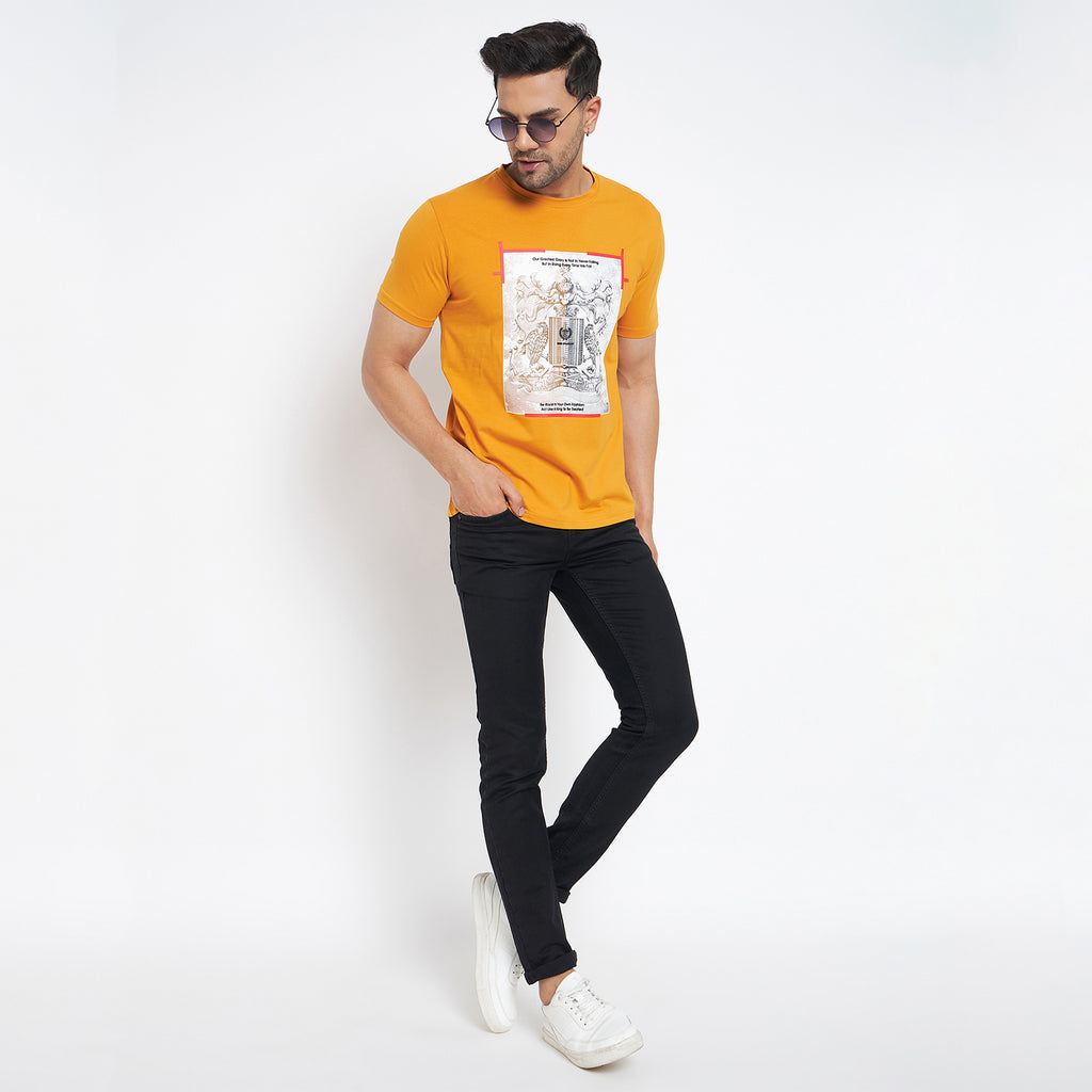 Duke Urban Men Half Sleeve Cotton T-shirt (LF7079)