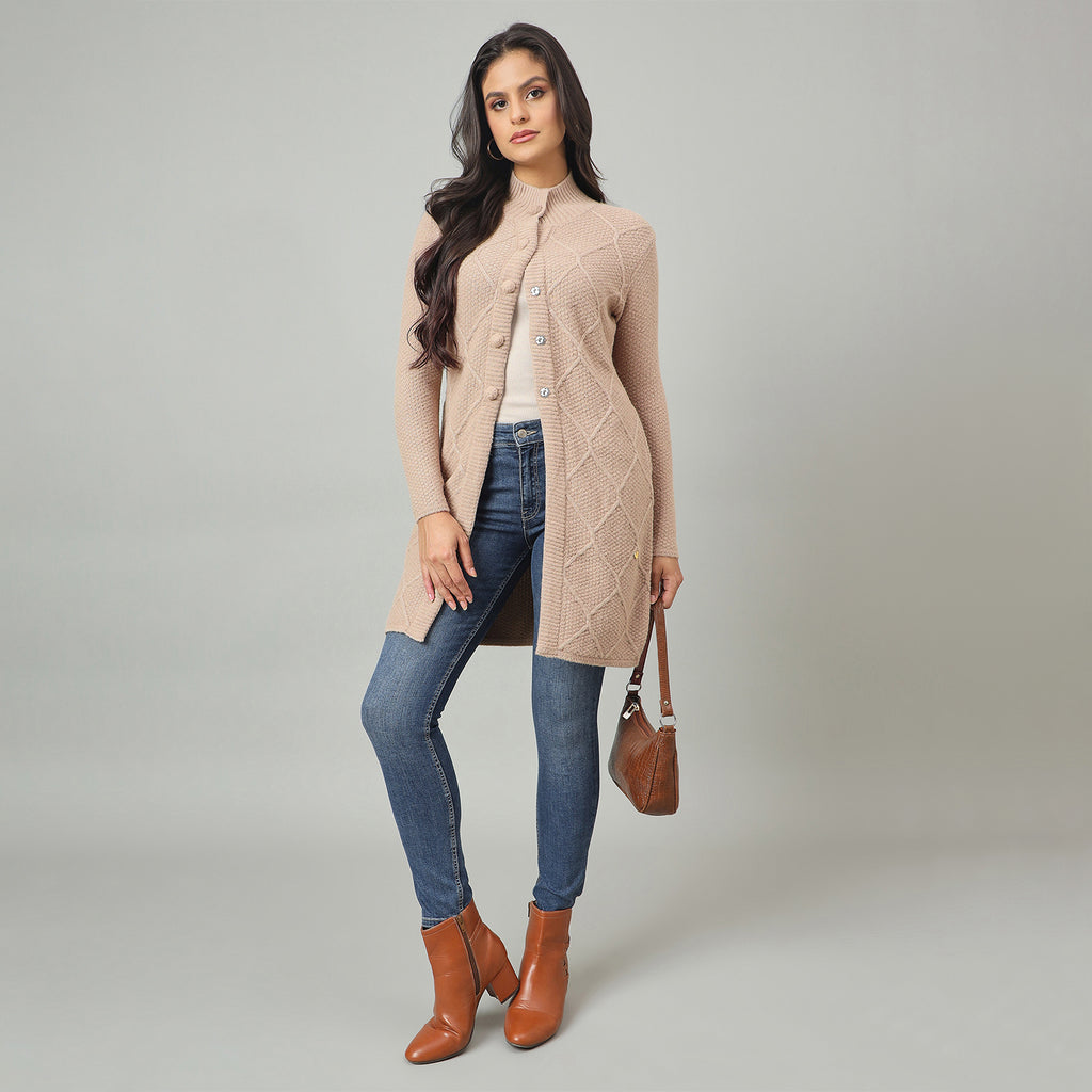 Duke Urban Women Long Coat Regular Sweater (SDS1335)