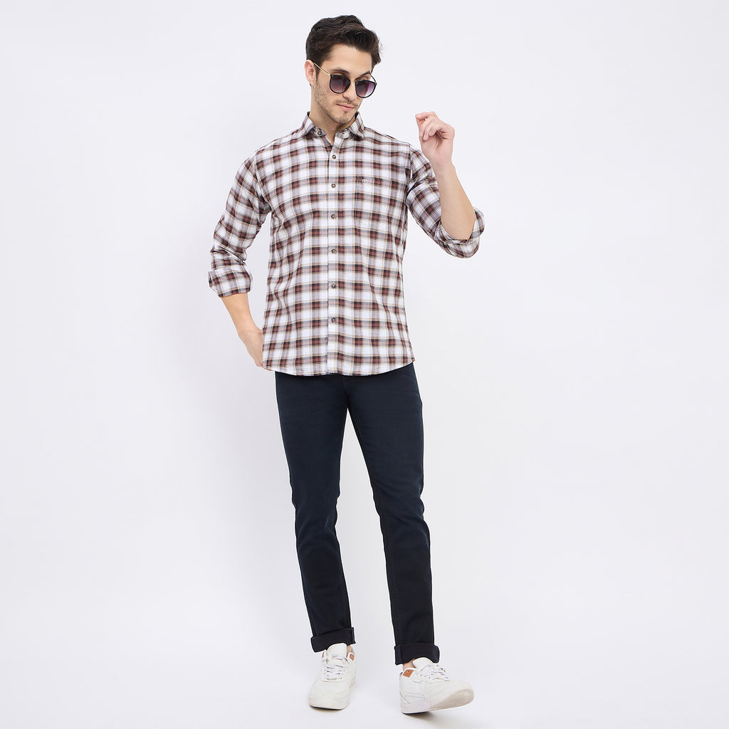 Duke Urban Men Full Sleeve Cotton Shirt (SDO8CKAS)