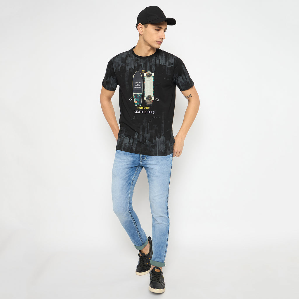 Duke Urban Men Half Sleeve Cotton Tshirt (LF7226)