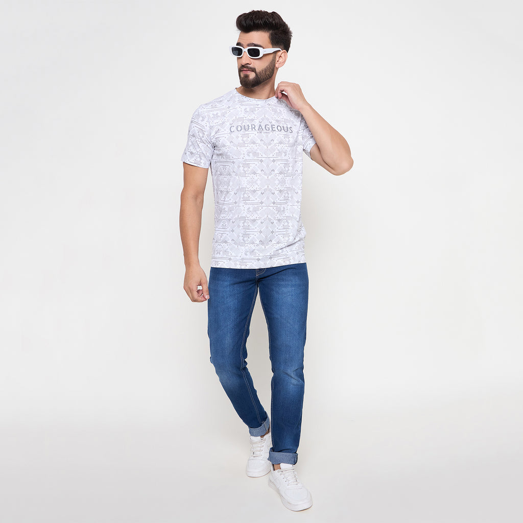 Duke Urban Men Half Sleeve Cotton Tshirt (MLF7166)