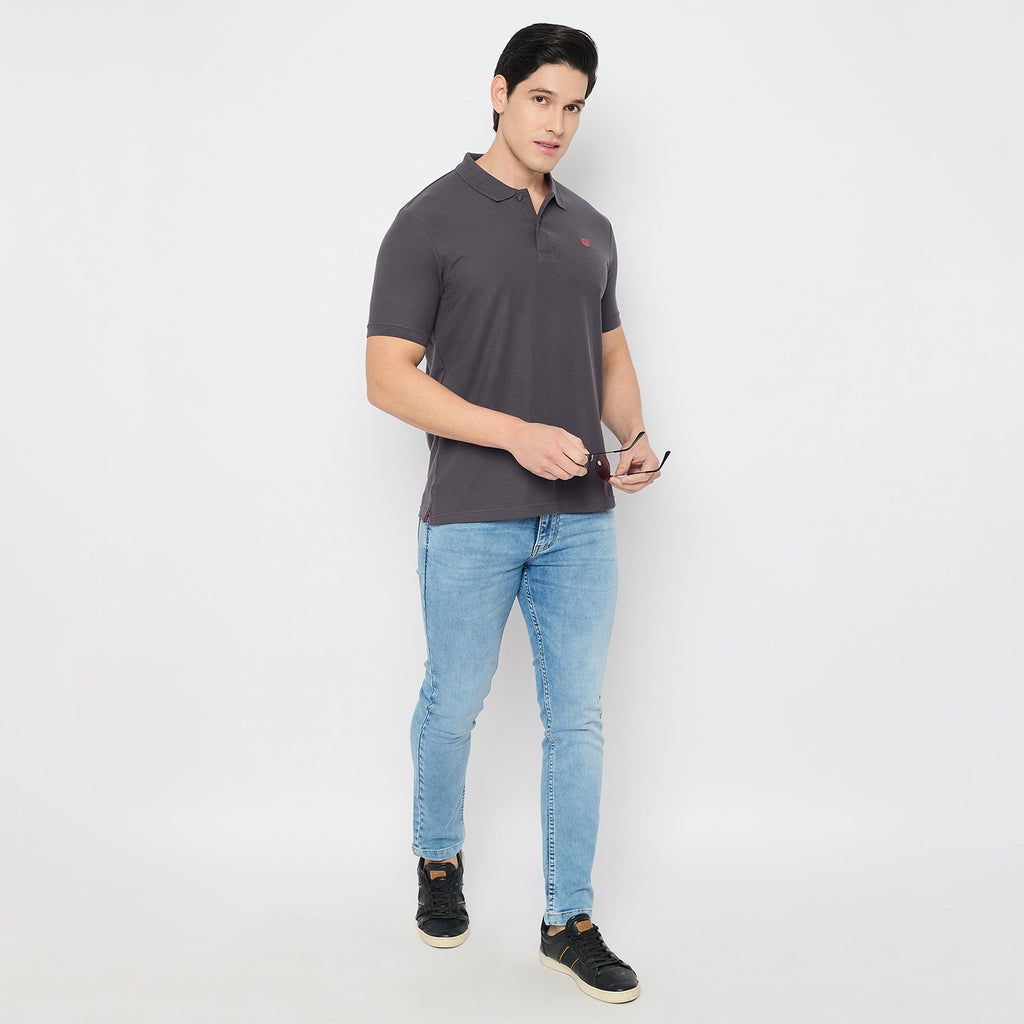 Duke Urban Men Half Sleeve Cotton Collared Tshirt (MSD65)