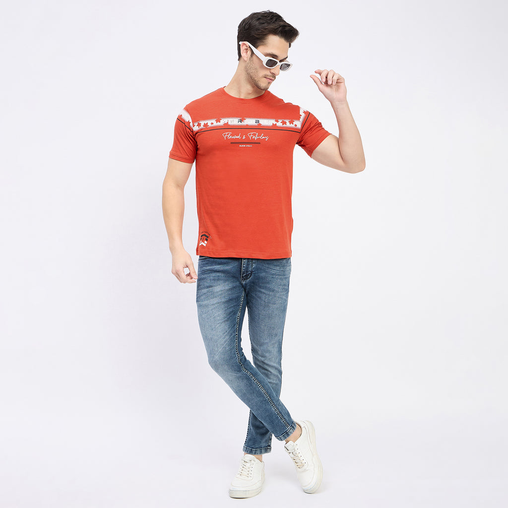 Duke Urban Men Half Sleeve Cotton T-shirt (LF7155)