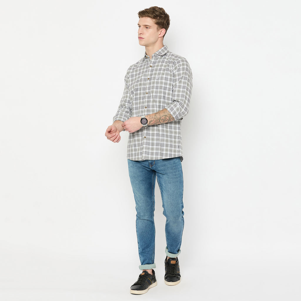 Duke Urban Men Full Sleeve Cotton Shirt (SDO8CKX)