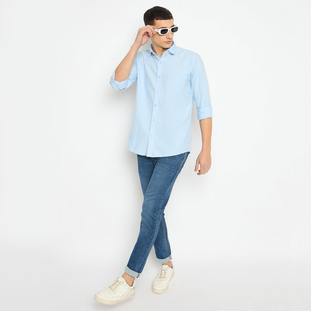 Duke Urban Men Full Sleeve Cotton Shirt (SDO8PLOA)