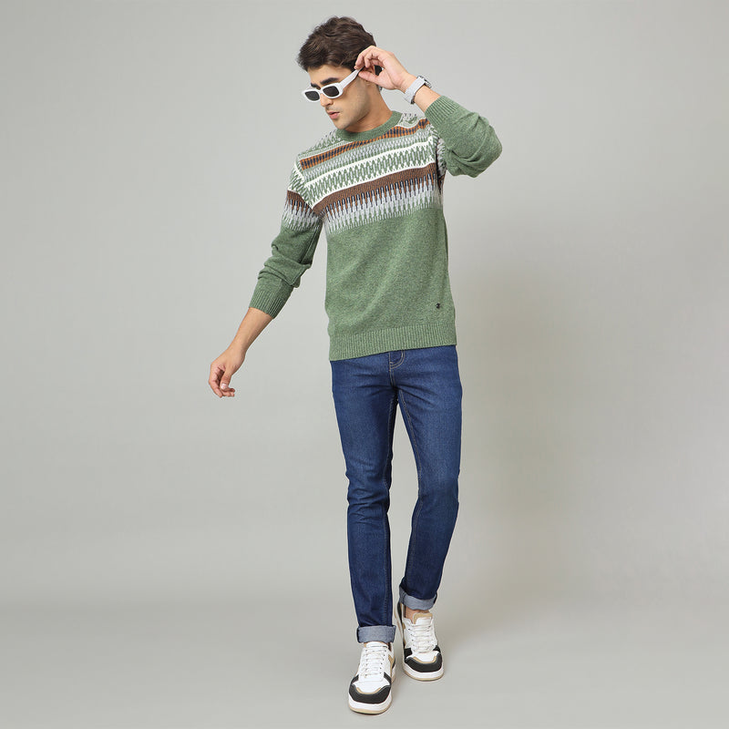 Duke Urban Men Full Sleeve Classic round neck sweater (SDS2237)