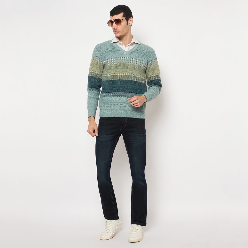 Duke Urban Men Full Sleeve V Neck Sweater (SDS2247)