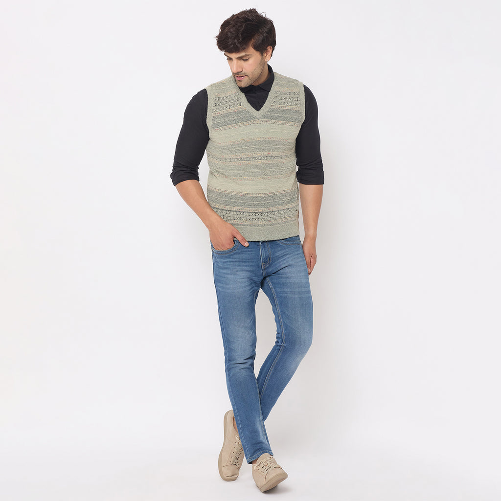 Duke Urban Men V Neck Reversible Sweater (SDS2285)
