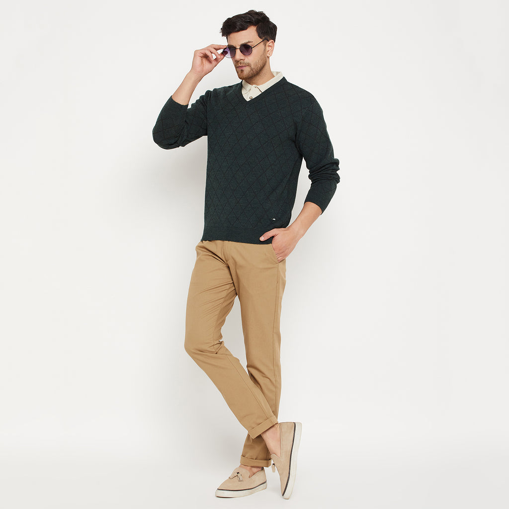 Duke Urban Men Full Sleeve V Neck Sweater (SDS2127)