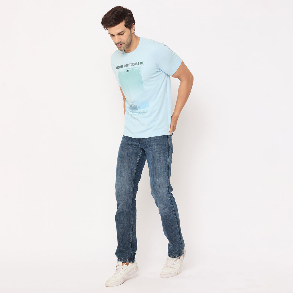 Duke Urban Men Half Sleeve Cotton T-shirt (LF7284)