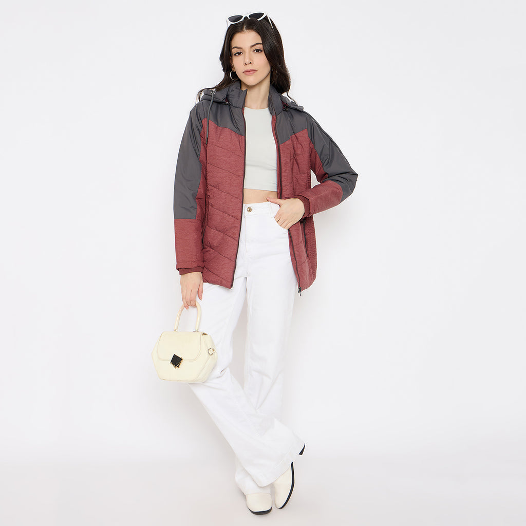 Duke Urban Women Full Sleeve Quilted Jacket (SDZ4064)