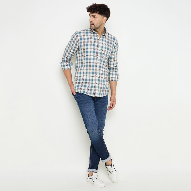 Duke Urban Men Full Sleeve Cotton Shirt (SDO8CKH)