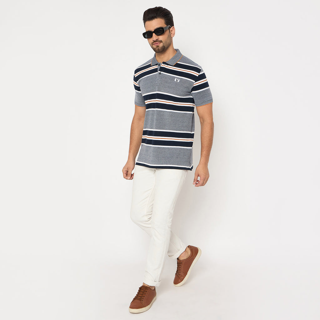 Duke Urban Men Half Sleeve Cotton Tshirt (LF7353)