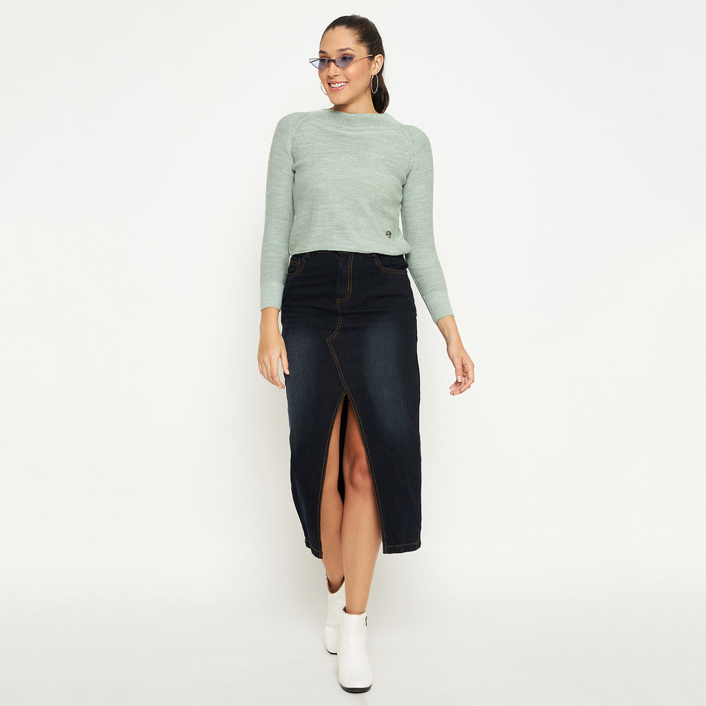 Duke Urban Women Full Sleeve Crop Pullover (SDS1235)