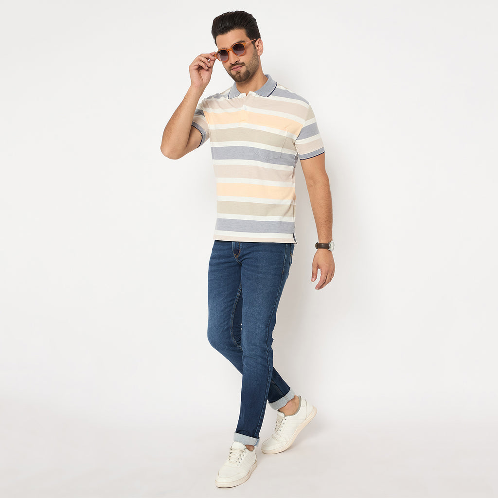 Duke Urban Men Half Sleeve Cotton Tshirt (LF7350)