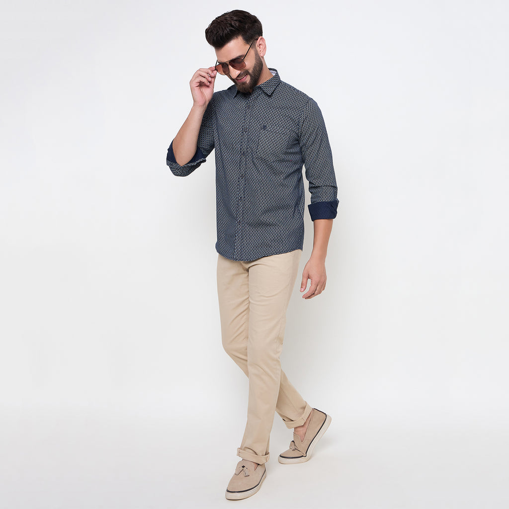 Duke Urban Men Full Sleeve Cotton Shirt (SDO7PRB)