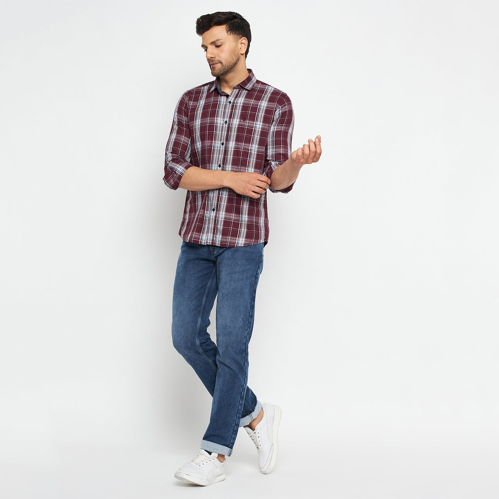 Duke Urban Men Full Sleeve Cotton Shirts (SDO8CKN)