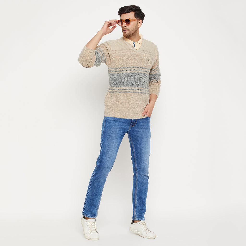 Duke Urban Men Full Sleeve V Neck Sweater (SDS2123)