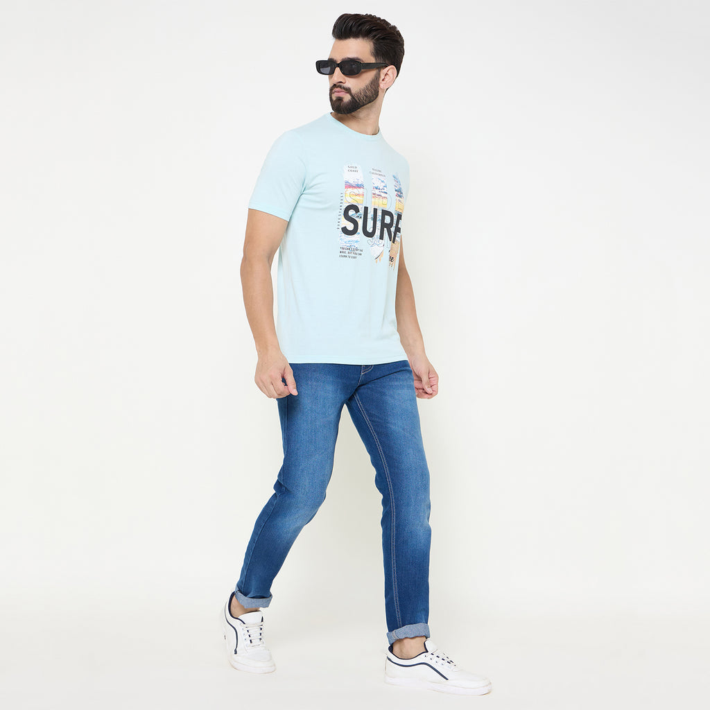 Duke Urban Men Half Sleeve Cotton Tshirt (LF7049)