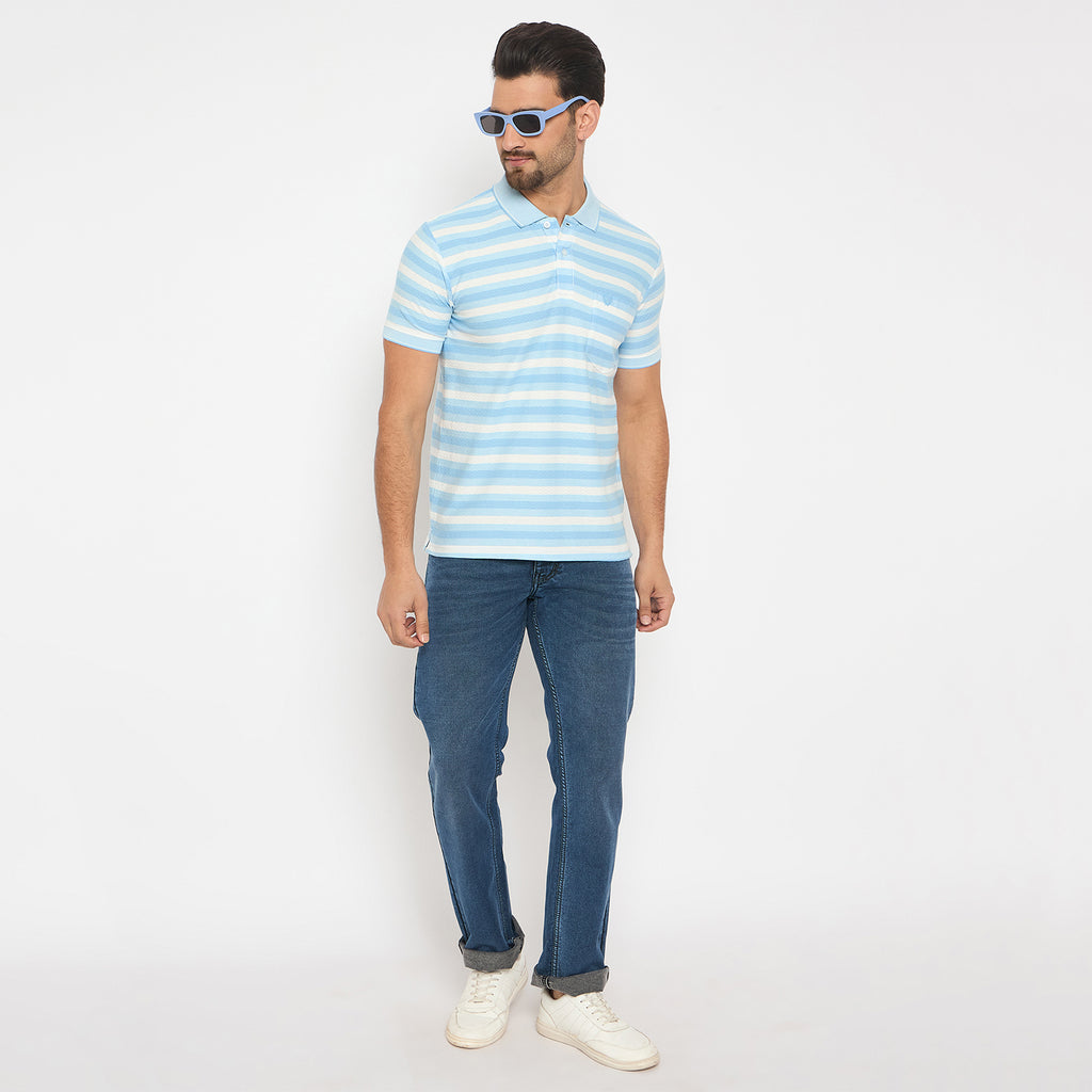 Duke Urban Men Half Sleeve Cotton Tshirt (LF7348)