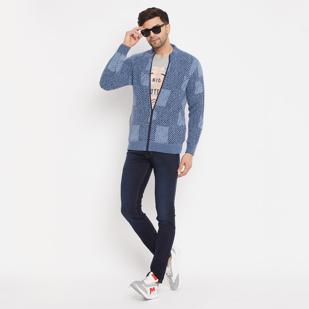 Duke Urban Men Full Sleeve Zipper Cardigan (SDS2152)