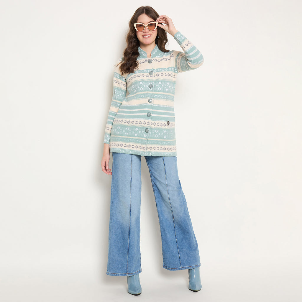 Duke Urban Women Full Sleeve Long Coat Cardigan (SDS1363)