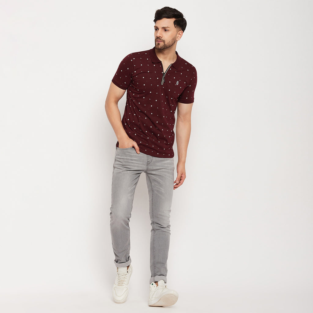 Duke Urban Men Half Sleeve Cotton T-shirt (LF5779)