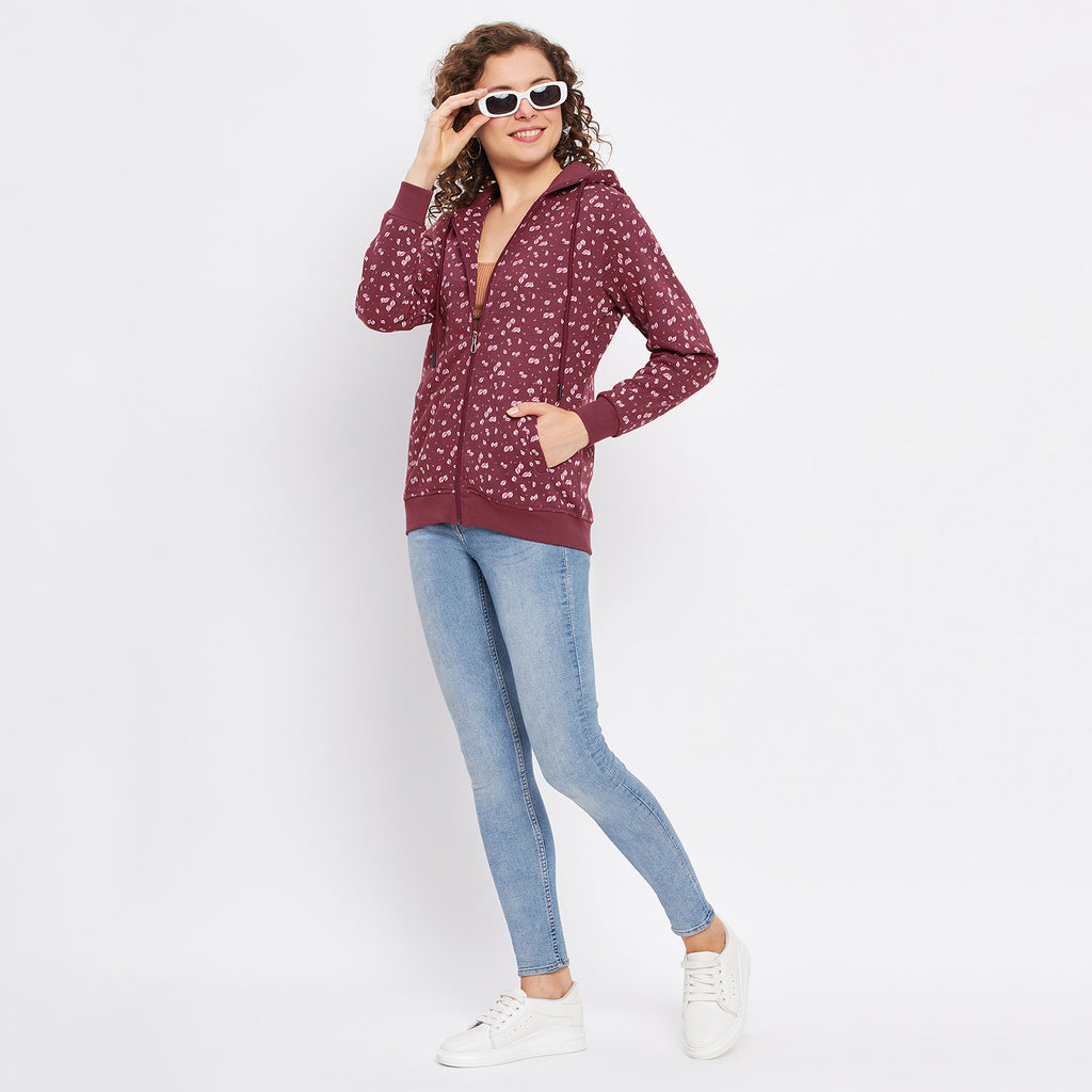 Duke Urban Women Full Sleeve Hooded Sweatshirt (LFX747)