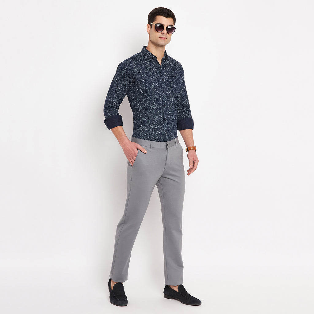 Duke Urban Men Slim Fit Cotton Trousers (SDT4577)