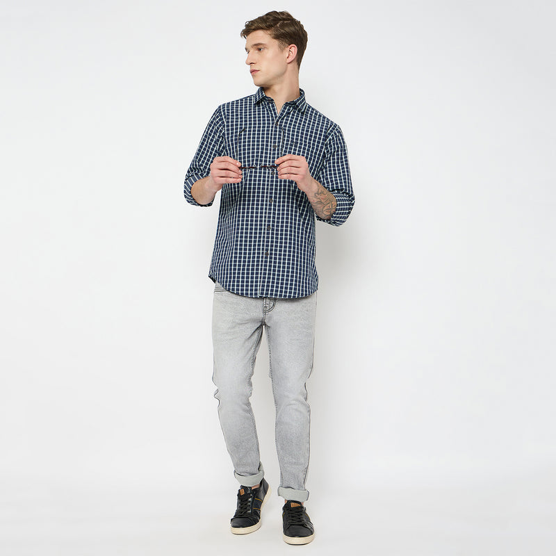 Duke Urban Men Full Sleeve Cotton Shirt (SDO5CKAO)